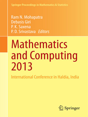 cover image of Mathematics and Computing 2013